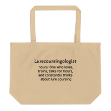 Load image into Gallery viewer, Lure Coursing "Lurecoursingologist" Tote/Shopping Bags