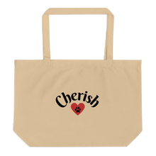 Load image into Gallery viewer, Cherish w/ Heart X-Large Tote/Shopping Bag