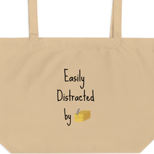 Load image into Gallery viewer, Easily Distracted by Barn Hunt X-Large Tote/ Shopping Bags
