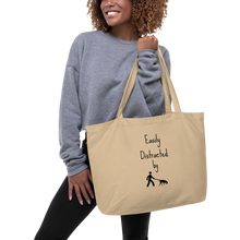 Load image into Gallery viewer, Easily Distracted by Tracking X-Large Tote/ Shopping Bags