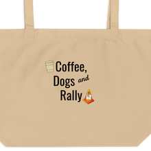 Load image into Gallery viewer, Coffee, Dogs & Rally X-Large Tote/ Shopping Bags