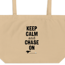 Load image into Gallery viewer, Keep Calm and Chase On Lure Coursing X-Large Tote/ Shopping Bag