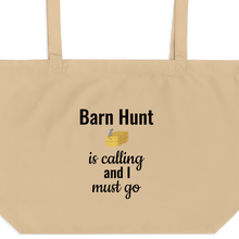 Load image into Gallery viewer, Barn Hunt is Calling X-Large Tote/ Shopping Bags