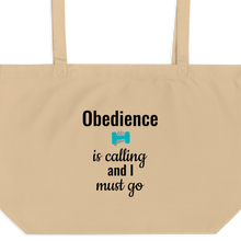 Load image into Gallery viewer, Obedience is Calling X-Large Tote/ Shopping Bags
