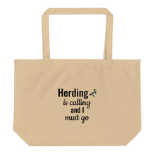 Load image into Gallery viewer, Duck Herding is Calling X-Large Tote/ Shopping Bags
