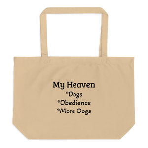 My Heaven Obedience X-Large Tote/ Shopping Bags