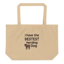 Load image into Gallery viewer, Bestest Cattle Herding Dog X-Large Tote/ Shopping Bags