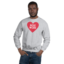 Load image into Gallery viewer, Nose Work in Heart Sweatshirts