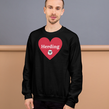 Load image into Gallery viewer, Herding w/ Sheep in Heart Sweatshirts
