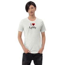 Load image into Gallery viewer, I Heart w/ Paw Agility T-Shirts - Light