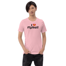 Load image into Gallery viewer, I Heart w/ Ball Flyball T-Shirts - Light