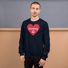 Load image into Gallery viewer, Herding w/ Sheep in Heart Sweatshirts