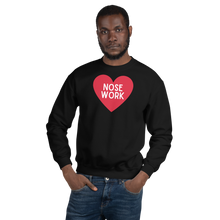 Load image into Gallery viewer, Nose Work in Heart Sweatshirts