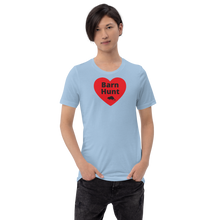 Load image into Gallery viewer, Barn Hunt in Heart w/ Rat T-Shirts - Light