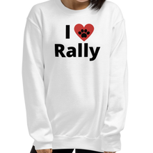 Load image into Gallery viewer, I Heart w/ Paw Rally Sweatshirts - Light