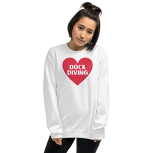 Load image into Gallery viewer, Dock Diving in Heart Sweatshirts