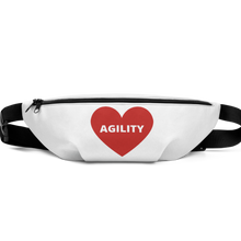 Load image into Gallery viewer, Agility in Heart Fanny Pack-White
