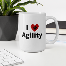 Load image into Gallery viewer, I Heart w/ Paw Agility Mug