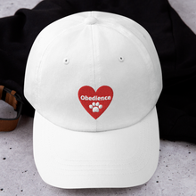 Load image into Gallery viewer, Obedience w/ Paw in Heart Hats