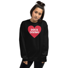 Load image into Gallery viewer, Dock Diving in Heart Sweatshirts