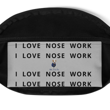 Load image into Gallery viewer, I Heart w/ Paw Nose Work Fanny Pack-Grey