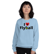 Load image into Gallery viewer, I Heart w/ Paw Flyball Sweatshirts - Light