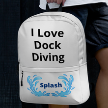Load image into Gallery viewer, Love Dock Diving w/ Splash Backpack-Lt. Grey
