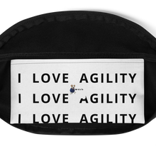 Load image into Gallery viewer, Agility in Heart Fanny Pack-White