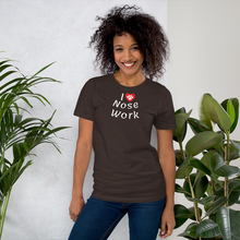 Load image into Gallery viewer, I Heart w/ Paw Nose Work T-Shirts - Dark