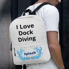 Load image into Gallery viewer, Love Dock Diving w/ Splash Backpack-Lt. Grey