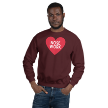 Load image into Gallery viewer, Nose Work in Heart Sweatshirts