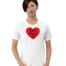 Load image into Gallery viewer, Barn Hunt in Heart w/ Rat T-Shirts - Light