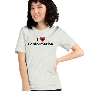 I Heart w/ Paw Conformation T-Shirts - Light