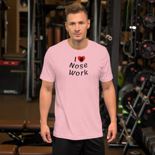Load image into Gallery viewer, I Heart w/ Paw Nose Work T-Shirts - Light