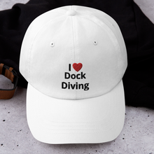 Load image into Gallery viewer, I Heart Dock Diving Hats - Light