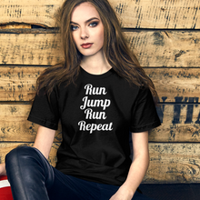 Load image into Gallery viewer, Run/Repeat Agility T-Shirts - Dark