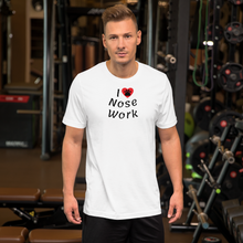 Load image into Gallery viewer, I Heart w/ Paw Nose Work T-Shirts - Light
