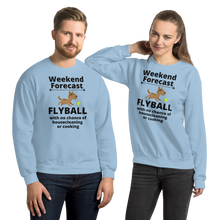 Load image into Gallery viewer, Flyball Weekend Forecast Sweatshirts - Light