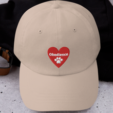 Load image into Gallery viewer, Obedience w/ Paw in Heart Hats
