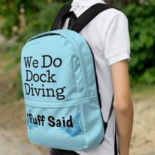 Load image into Gallery viewer, Ruff Dock Diving w/ Splash Backpack-Blue