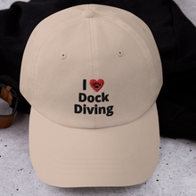 Load image into Gallery viewer, I Heart w/ Paw Dock Diving Hats - Light