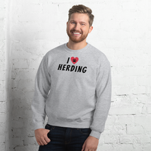 Load image into Gallery viewer, I Heart w/ Paw Herding Sweatshirts - Light