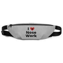 Load image into Gallery viewer, I Heart w/ Paw Nose Work Fanny Pack-Grey