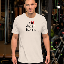 Load image into Gallery viewer, I Heart w/ Paw Nose Work T-Shirts - Light