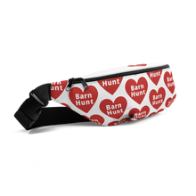 Load image into Gallery viewer, Allover Barn Hunt in Hearts Fanny Pack-Lt. Grey