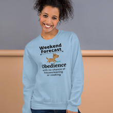 Load image into Gallery viewer, Obedience Weekend Forecast Sweatshirts - Light