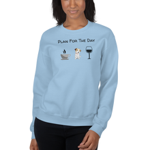 Load image into Gallery viewer, Russell Terrier Plan for the Day Sweatshirts - Light