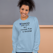 Load image into Gallery viewer, Ribbons are Nice Sweatshirts - Light