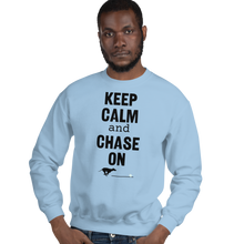 Load image into Gallery viewer, Keep Calm & Chase On Fast CAT Sweatshirts - Light