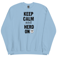 Load image into Gallery viewer, Keep Calm & Sheep Herd On Sweatshirts - Light